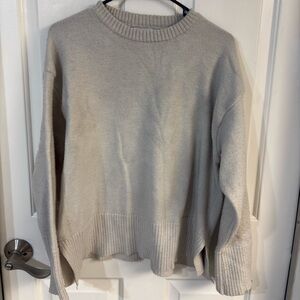 Jon and Anna Grey Sweater size small